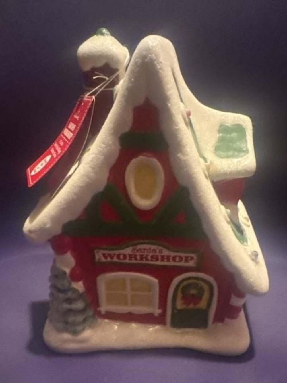 Hallmark Santas Workshop 1st in Series North Pole Village Lights &Sound Works